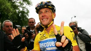Lance Armstrong wins seven Tour de France championships