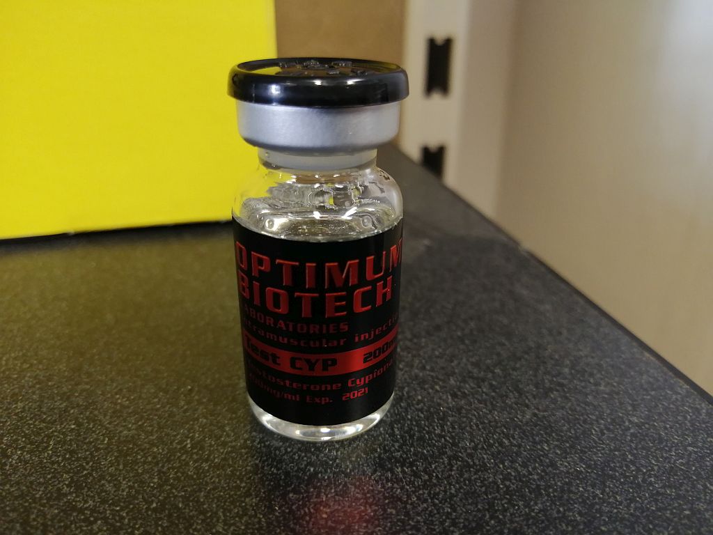 The Second Optimum Biotech Product Tested is Testosterone Cypionate
